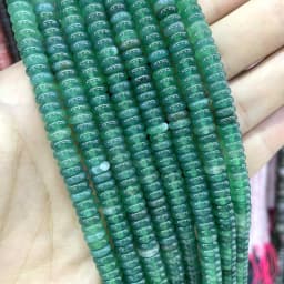 Natural Agates Lapis Lazuli Tiger Eye Stone Spacer Loose Flat Beads For Jewelry Making Diy Bracelets Necklace Accessories 2*6mm