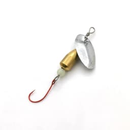 OUTKIT 1Pcs Spinner Spoon Metal Bait Micro Fishing Lure Small Sequins Copper Long Shot Baits For Bass Trout Perch Pike Rotating