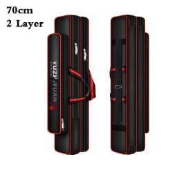 Waterproof Fishing Rod Bag 3/4 Layer Thick Oxford Fishing Box 80-130cm Fishing Pole Tools Storage Case Large Capacity Pesca Bag