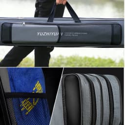 Waterproof Fishing Rod Bag 3/4 Layer Thick Oxford Fishing Box 80-130cm Fishing Pole Tools Storage Case Large Capacity Pesca Bag