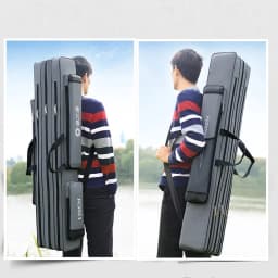 Waterproof Fishing Rod Bag 3/4 Layer Thick Oxford Fishing Box 80-130cm Fishing Pole Tools Storage Case Large Capacity Pesca Bag
