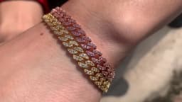 TUHE 6mm 8mm Miami Cuban Chain Bracelet for Men Women Hip Hop 5A Cubic Zirconia Iced Out Jewelry