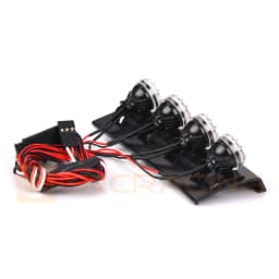 Car Roof Spotlight Off-road Searchlight For 1/10 RC Crawler Car Traxxas Mercedes Benz TRX4 G500 TRX6 G63 DIY PART