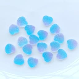50Pcs Resin Cute Mini Imitation 10mm Heart-Shaped Fudge Flatback Scrapbook Kawaii DIY Embellishments Accessories L79