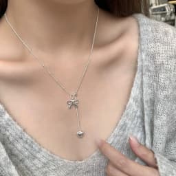 VENTFILLE 925 Sterling Silver Hiphop Necklace New Fashion Simple Geometric Handmade Clavicle Chain Party Jewelry Gifts for Women