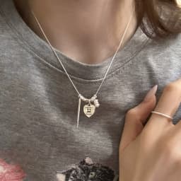 VENTFILLE 925 Sterling Silver Hiphop Necklace New Fashion Simple Geometric Handmade Clavicle Chain Party Jewelry Gifts for Women