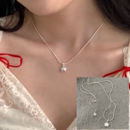 VENTFILLE 925 Sterling Silver Hiphop Necklace New Fashion Simple Geometric Handmade Clavicle Chain Party Jewelry Gifts for Women