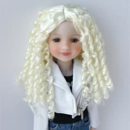 JD073 1/4 MSD 1/3 SD DOD QBaby Eldorado Parting Long Curly Synthetic Mohair BJD Wig 7-8' 8-9' 9-10' Blythes Doll Accessies