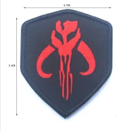 Outdoor Military Spaceship Mammoth Patch Embroidered Patches for Clothing Patches DIY Garment Decoration Cloth Backpack Sticker
