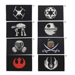 Outdoor Military Spaceship Mammoth Patch Embroidered Patches for Clothing Patches DIY Garment Decoration Cloth Backpack Sticker