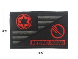 Outdoor Military Spaceship Mammoth Patch Embroidered Patches for Clothing Patches DIY Garment Decoration Cloth Backpack Sticker