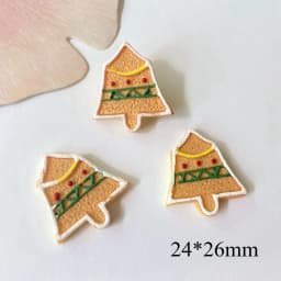 10Pcs/set NEW Christmas Series Resin Flat Back Scrapbooking DIY Baby Headwear Home Decoration Bow Ornament Accessories