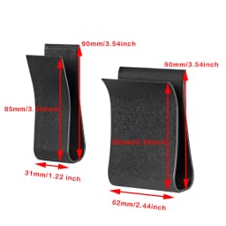 9mm 5.56 Kydex Insert MOLLE Magazine Pouch KYWI Wedge Mag Hook Back Smooth Edge Hunting Shooting Paintball Airsoft Accessories