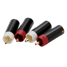 High Quality Hifi DIY Star Line Silver Plated / Gold Plated Tellurium Copper RCA Plug Connector 20pcs