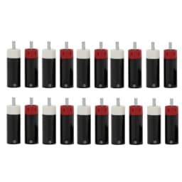 High Quality Hifi DIY Star Line Silver Plated / Gold Plated Tellurium Copper RCA Plug Connector 20pcs