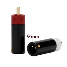 High Quality Hifi DIY Star Line Silver Plated / Gold Plated Tellurium Copper RCA Plug Connector 20pcs