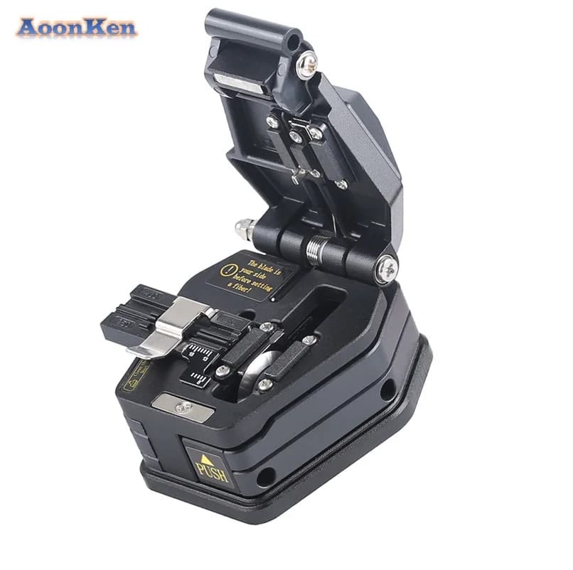 High Precision SKL-6C Cleaver Cable Cutting Knife FTTH Fiber Optic Cutter 16 Surface Blade