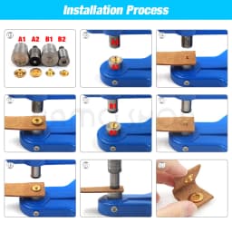 Snaps Buttons Dies Metal Buckle Installation Mould Rivets Eyelets Press Dies For Hand Press Fasteners Installation Tools Machine