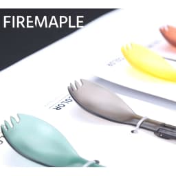 Fire Maple Color Tritan Spork Spoon Camping Portable Tableware Hiking Lightweight Dinner Cookware Fork for Travel Backpacking