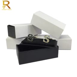 Wholesale 20pcs/lot Hot Sale Cufflinks Box Gift Box New Storage Boxes Jewelry Cuff links Case Craft Badge Box Jewelry case