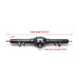 Wltoys 12428 12423 Rear Axle Gearbox RC Car Parts Metal Differential For 1/12 RC FY-01 FY-02 FY-03 Upgraded Parts