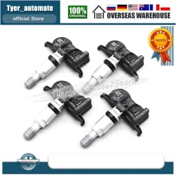 4PCS PMV-E100 42607-53040 Tire Pressure Sensor Monitoring Sensor 433MHz For Toyota AVALON CAMRY 4RUNNER COROLLA