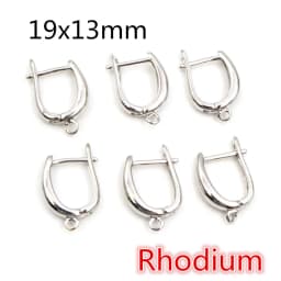 10pcs Gold Color French Earring Hooks Lever Back Open Loop Setting for DIY Earring Clips Clasp Jewelry Making Accessories