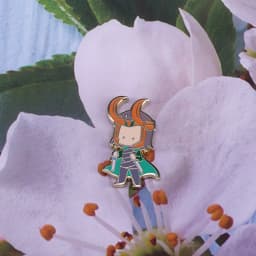 Cute Cartoon Loki Lapel Pin Thor Inspired Brooch Movie Fans Add