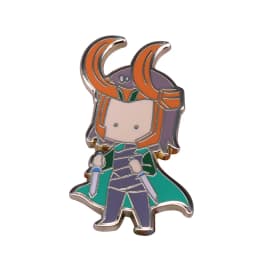 Cute Cartoon Loki Lapel Pin Thor Inspired Brooch Movie Fans Add