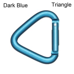 Triangle/Square Colorful Carabiner Outdoor Camping Hiking Keychain Snap Clip Hook Kettle Buckle Water Bottle Hook Accessories
