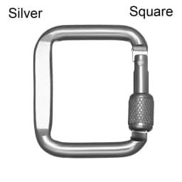 Triangle/Square Colorful Carabiner Outdoor Camping Hiking Keychain Snap Clip Hook Kettle Buckle Water Bottle Hook Accessories
