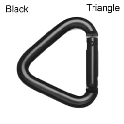 Triangle/Square Colorful Carabiner Outdoor Camping Hiking Keychain Snap Clip Hook Kettle Buckle Water Bottle Hook Accessories