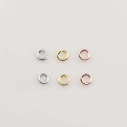 10pcs Genuine Real Pure Solid 925 Sterling Silver Open Jump Rings Split Ring Rose Gold Connector Jewelry Making Findings