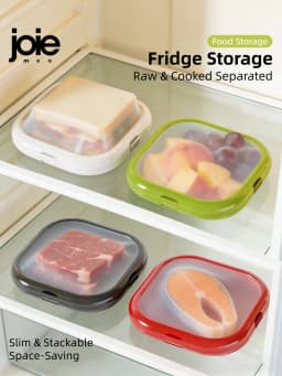 Joie Silicone Lunch Box Portable Sandwich Toast Bento Box Food Container Snack Box Picnic School Office Camping Breakfast