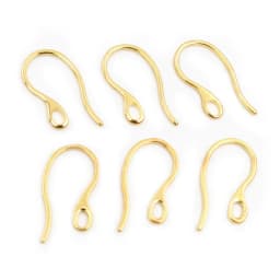 20pcs 22x11mm 316 Stainless Steel Gold Rose Gold color plated DIY Earring Hooks Wire Settings Jewelry Making Findings Supplies