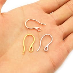 20pcs 22x11mm 316 Stainless Steel Gold Rose Gold color plated DIY Earring Hooks Wire Settings Jewelry Making Findings Supplies