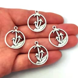 5pcs New Witchy Nature Lucky Mushroom Pendant Charm for DIY Women Man Accessories