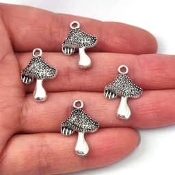5pcs New Witchy Nature Lucky Mushroom Pendant Charm for DIY Women Man Accessories