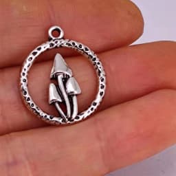 5pcs New Witchy Nature Lucky Mushroom Pendant Charm for DIY Women Man Accessories