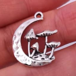 5pcs New Witchy Nature Lucky Mushroom Pendant Charm for DIY Women Man Accessories