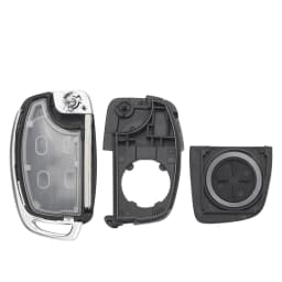 Dandkey 3 Buttons Flip Remote Blank Shell Car Key Case For Hyundai Solaris i10 i20 i30 i35 i40 IX45 Series ELANTRA Santa Fe HB20