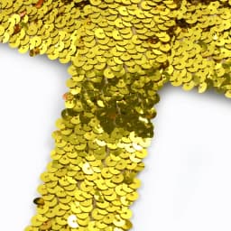 2/5/10Meters 45mm Sequined Elastic Band Lace Trim Stretch Ribbon DIY Dance Dress Clothes Decoration Applique Sewing Accessories