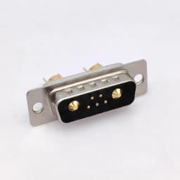 1PCS 7W2 Gold Plated High Current Connector D-SUB Adapter 5+2 Plug Jack Machined Pin Full Gold Flash Wire 20A 30A 40A