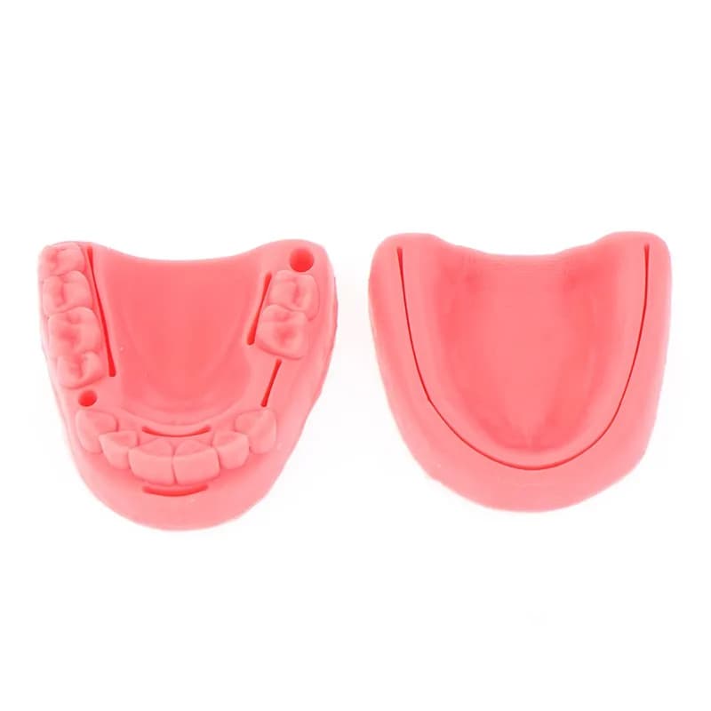 2Pcs Medical Skin Suture Surgical Training Kit Pad Dental Oral/Gum Suture Training Module Silicone Periodontitis Suture Model