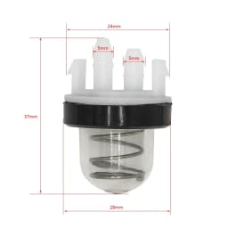 5 Packs Primer Bulb Fuel Pump for Stihl TS410 TS420 TS700 TS800 SR430 SR450 BR500 BR550 BR600 BR350 BR430 Blower 4238 350 6201