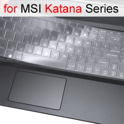 Keyboard Cover for MSI Katana 15 17 A15 A17 GF66 GF76 HX B14W B13V B13U AI B8V Gaming Silicone Protector Skin Case 15.6 17.3