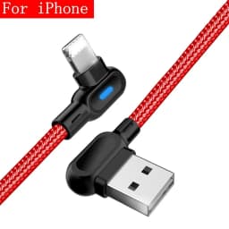 OLAF USB Type C Cable Fast Charging 90 Degree USB C Cable For Samsung S8 S9 S10 Xiaomi Mobile Phone Charger Micro Usb Cables
