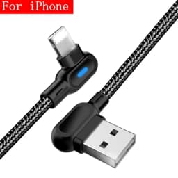 OLAF USB Type C Cable Fast Charging 90 Degree USB C Cable For Samsung S8 S9 S10 Xiaomi Mobile Phone Charger Micro Usb Cables