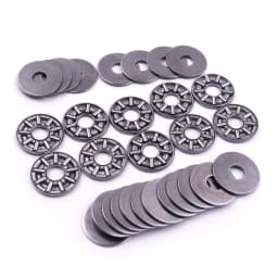 5Pcs/sets 3-in-1 Bearing Steel Miniature Thrust Needle Roller Bearings AXK0619/AXK0819/AXK1024/AXK1528/AXK1730+2AS Ball Bearing