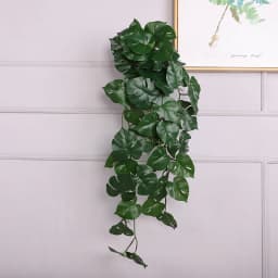 22in Large Artificial Hanging Plants Fake Ferns Leaves Plastic Begonia Plants For Home Room Garden Wedding Garland Decoration